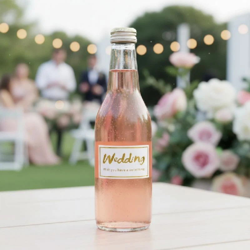 Beverage bottle label